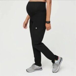 FIGS Technical Collection Zamora Maternity Jogger Scrub Pants PO 2471 Sz L